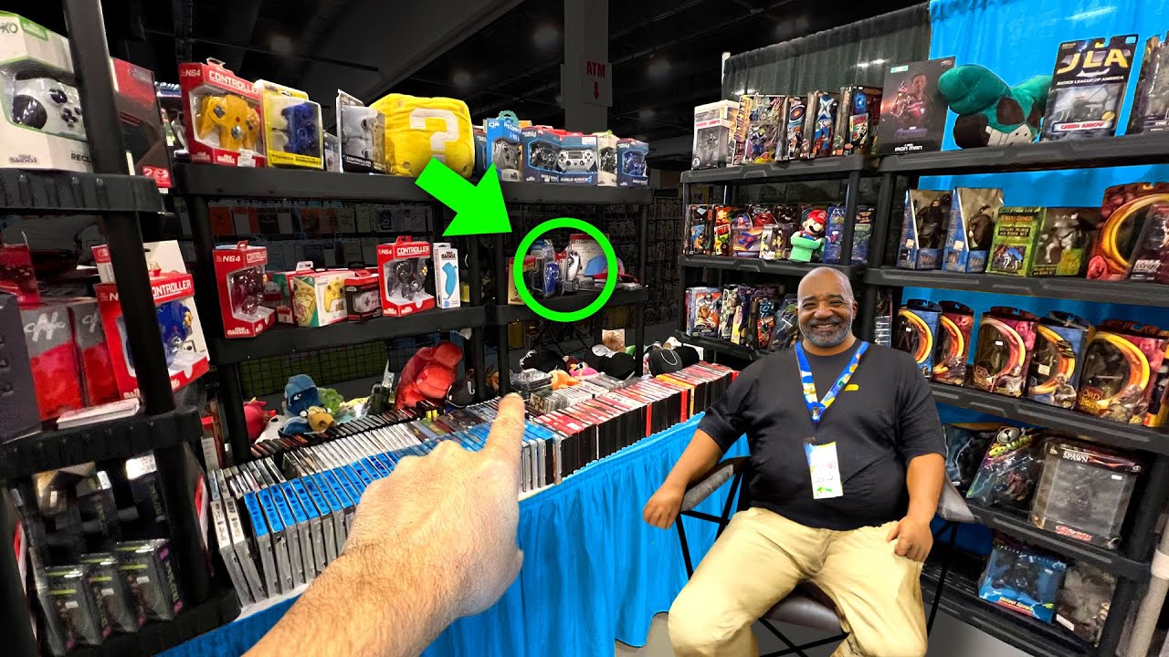 This ONE video game vendor made my whole trip.