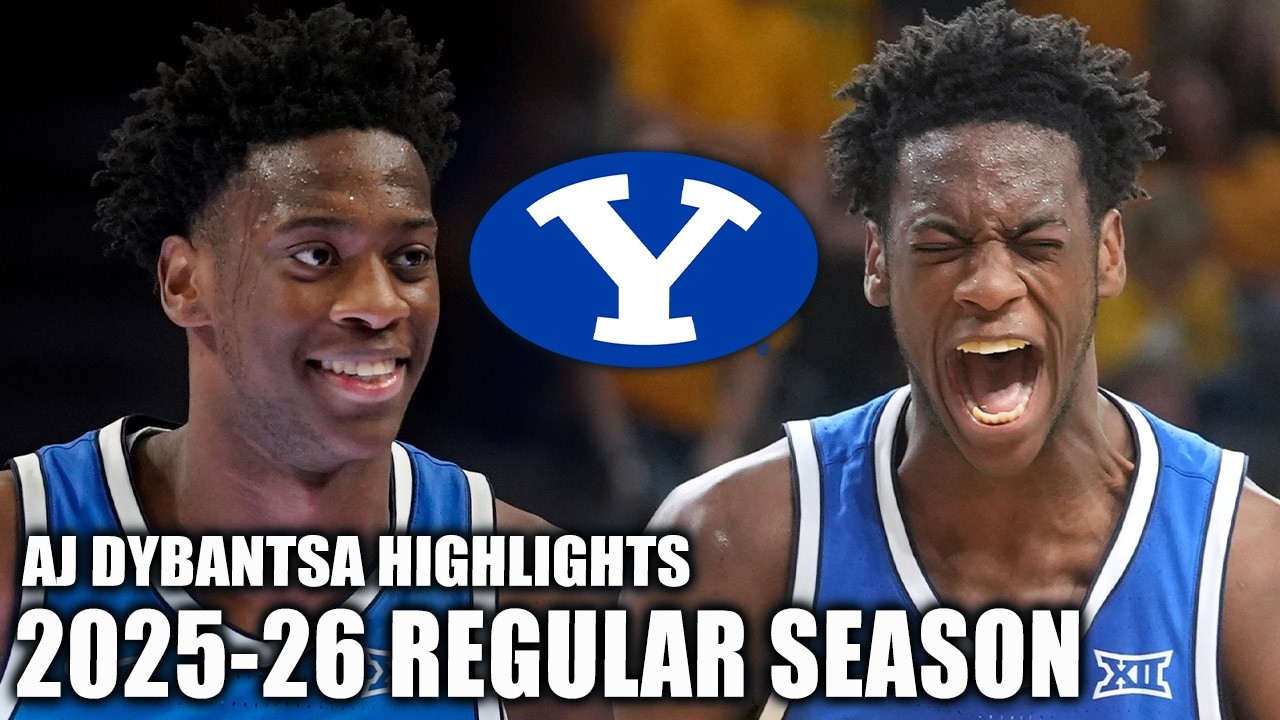 BEST OF AJ DYBANTSA 🎥 BYU Freshman Year Highlights 🍿 | ESPN College Basketball