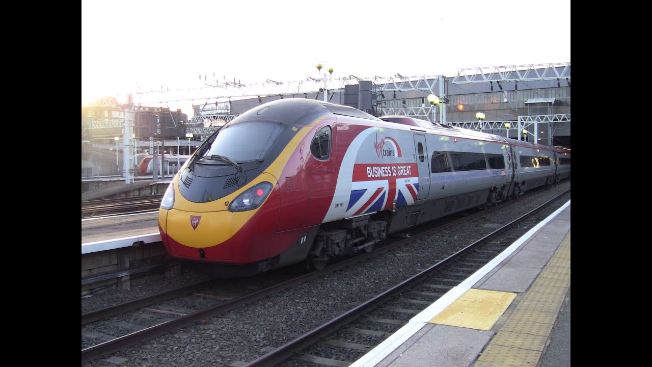 (HD) Rush Hour at London Euston and Wembley Stadium 01/04/2015