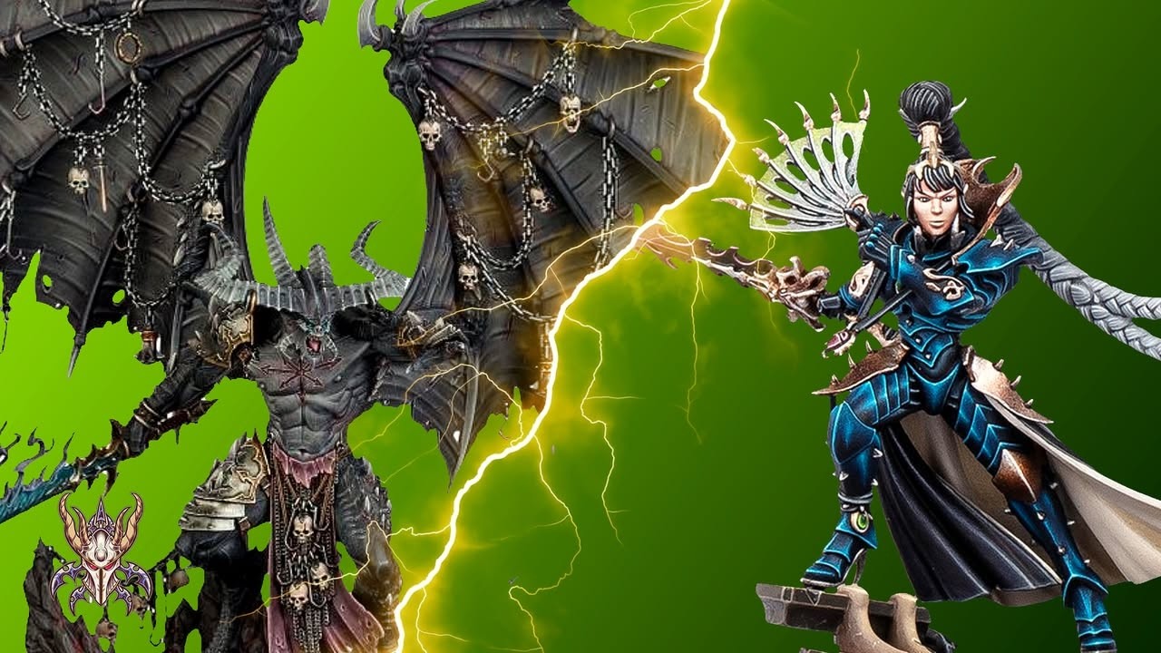Prince of Chaos vs The Drukhari Snake : Warhammer 40k Battle Report | Skaredcast