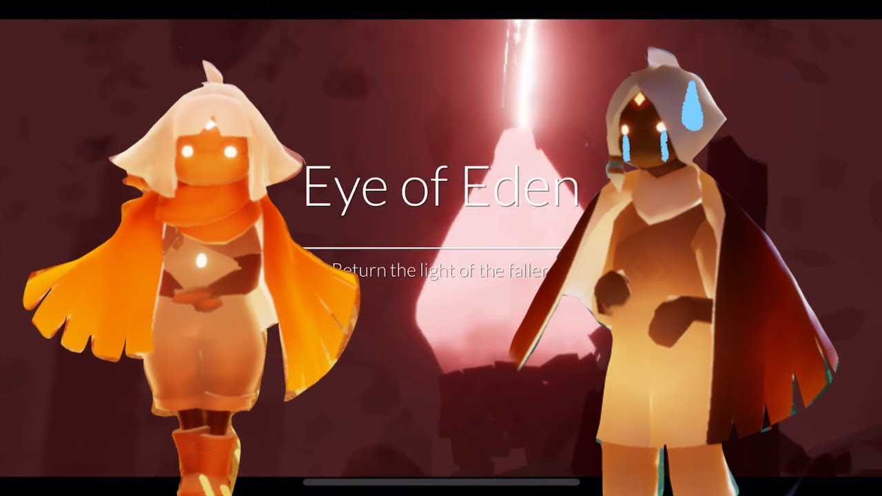 Helping my moth get pass eye of Eden ( Sky children of the light )
