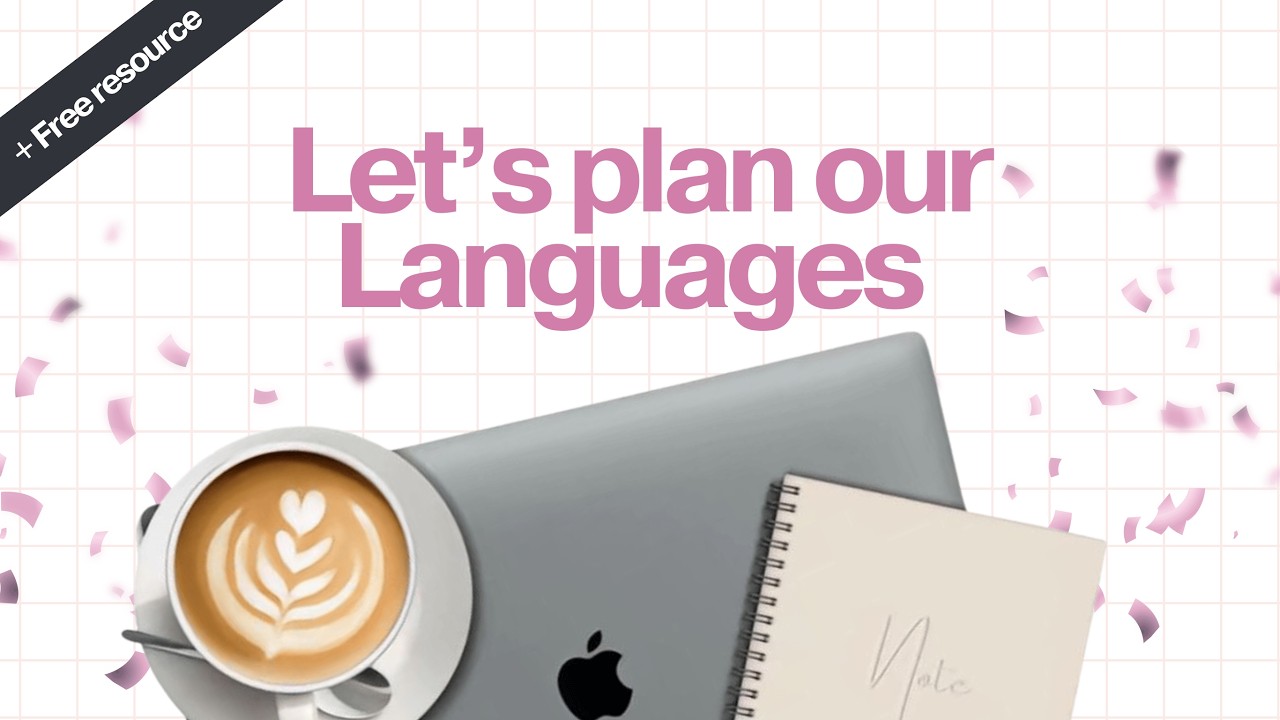 Let's Plan Your Language Learning Goals for 2026✨ ( Follow Along + FREE PLANNER )