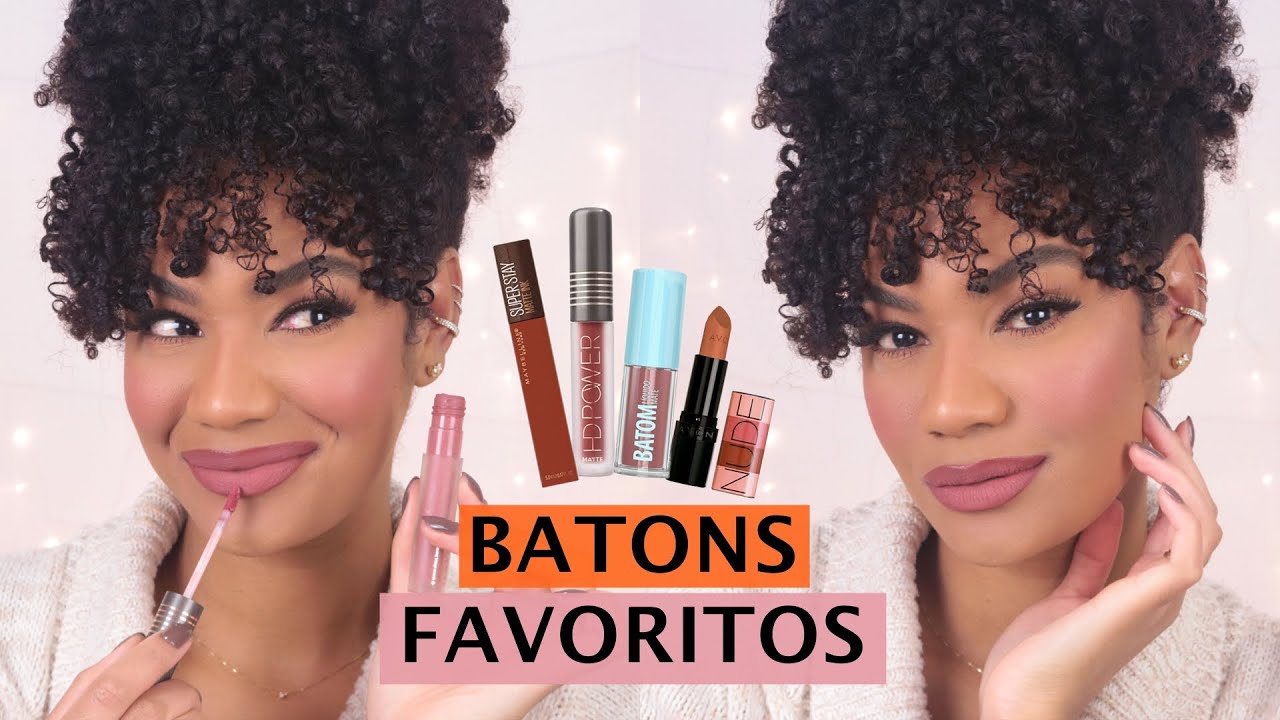 BATONS FAVORITOS do momento: gloss, matte, em bala, líquido… • Patt Neves