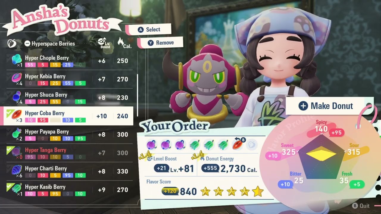 Как приготовить пончик «Плохие сны» в Pokémon Legends Z-A Mega Dimensions
