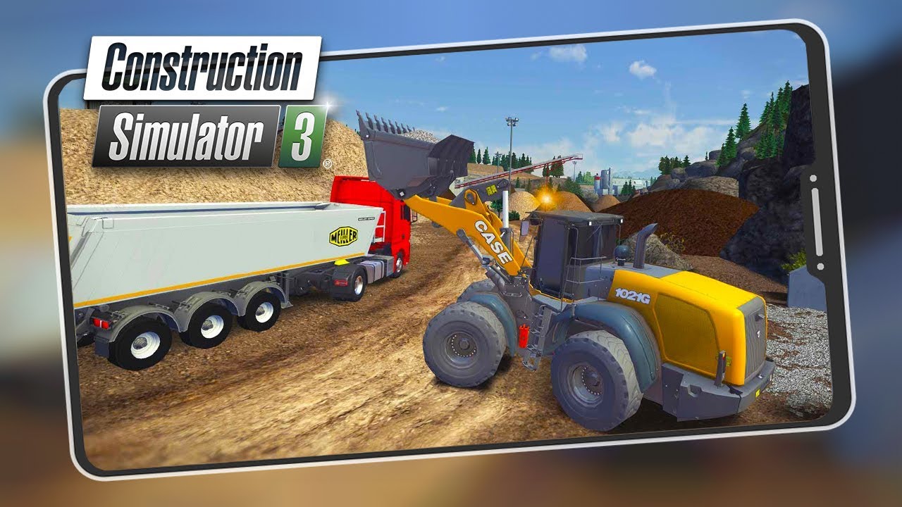 Construction Simulator 3 (Android e iOS) - NOVO MAQUINÁRIO