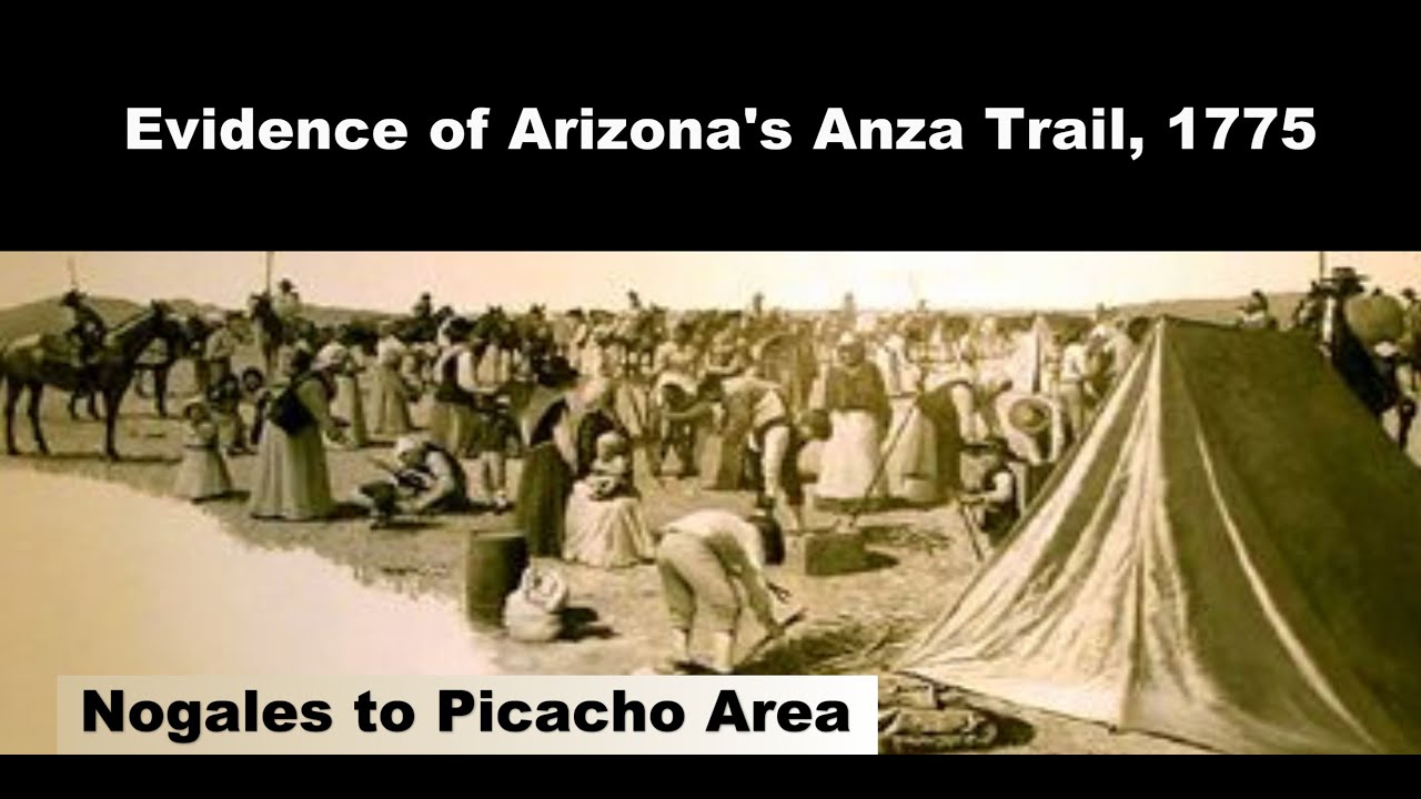 Anza Route and Campsites in Southern Arizona