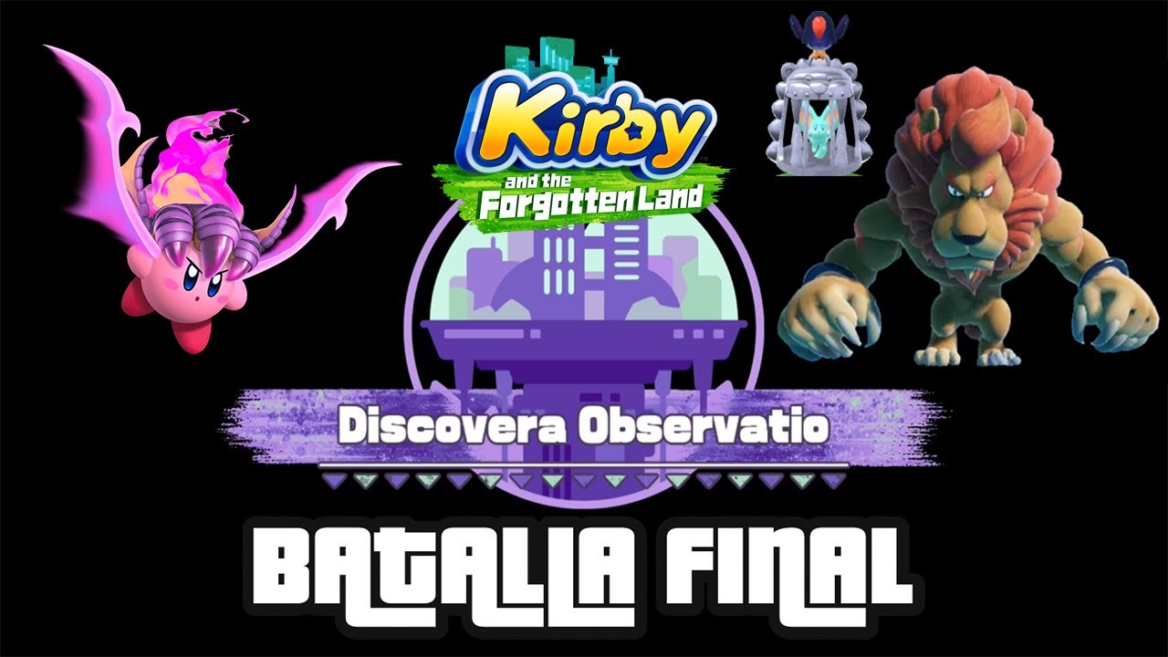 KIRBY Y LA TIERRA OLVIDADA - DISCOVERA OBSERVATORIO - COMBATE FINAL - GUIA 100%