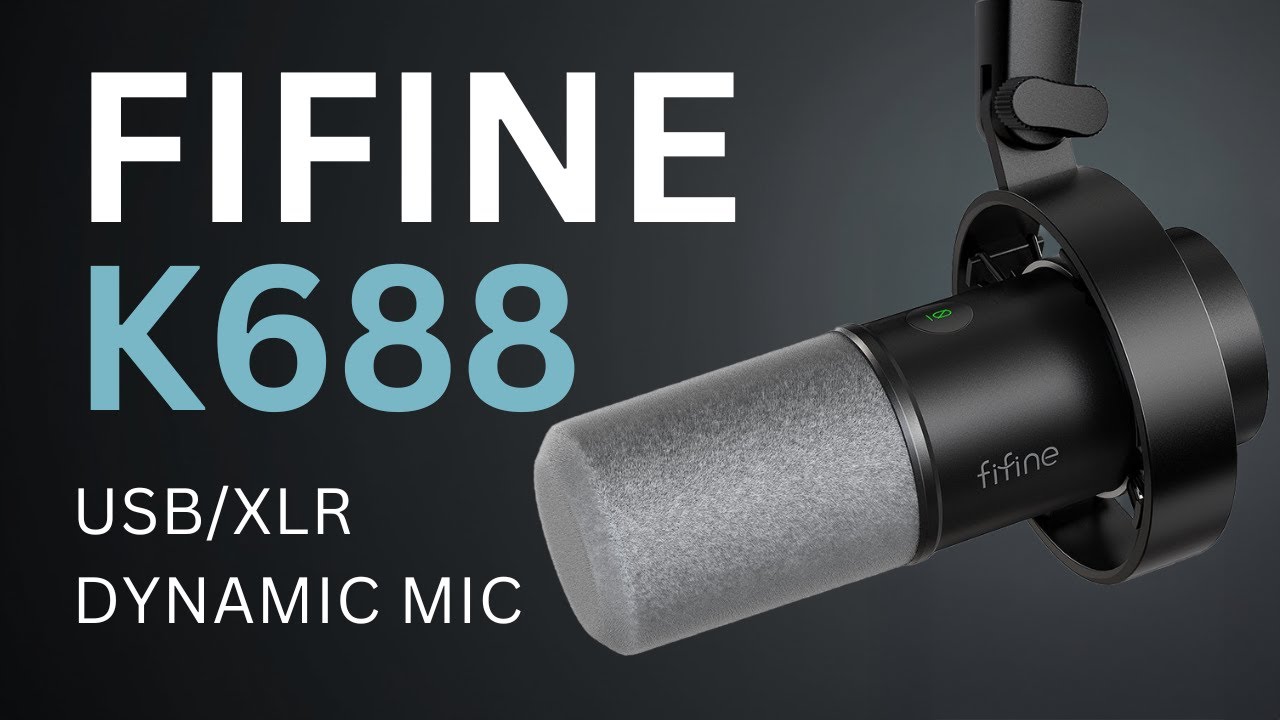 Обзор FiFine K688: лучший ли это бюджетный динамический микрофон?