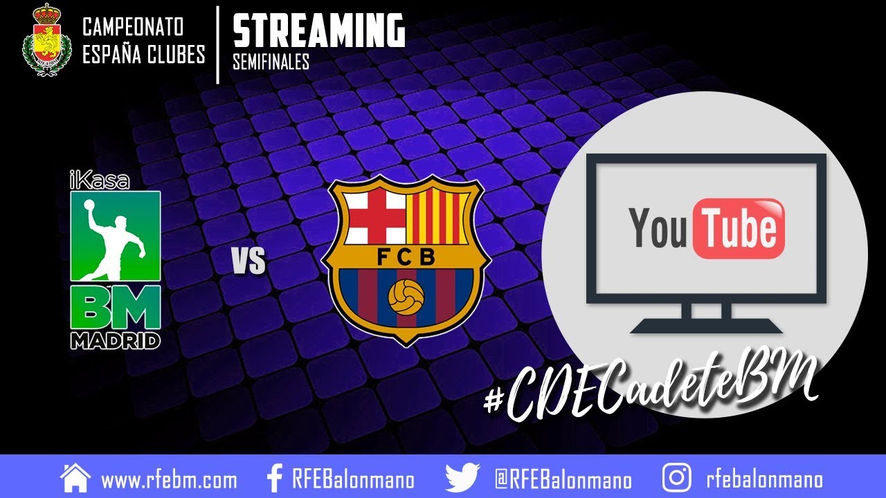 #CDECadeteBM Masculino - Semifinal | Ikasa Madrid - Fútbol Club Barcelona Lassa