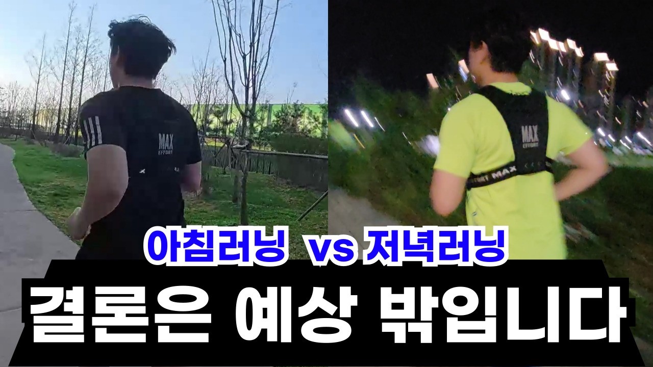 새벽러닝 vs 야간러닝, 진짜 효과 좋은 시간은 언제일까?