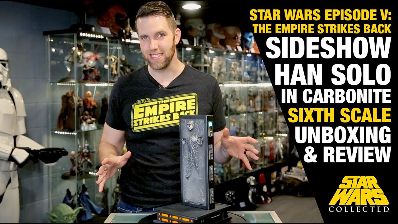 Распаковка и обзор Sideshow Хан Соло в карбоните в масштабе 1/6