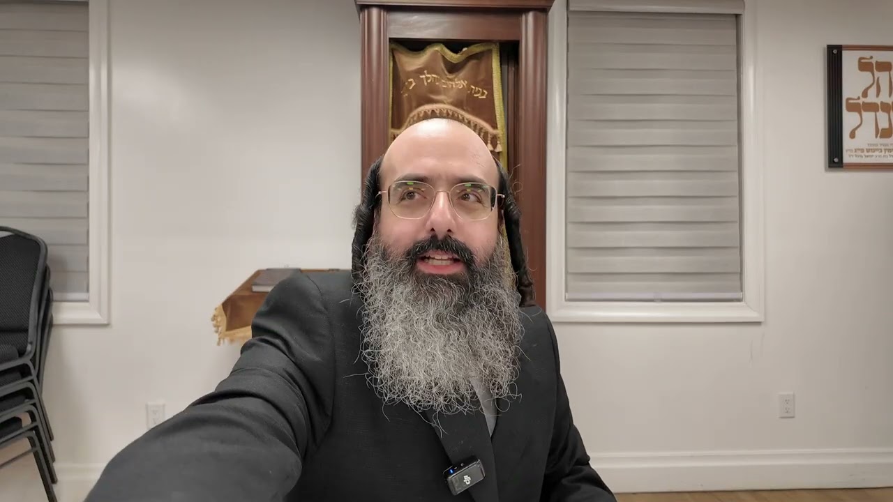 Daf Yomi Menachos Daf 54 by R’ Levi Folger - מנחות דף נד Yiddish