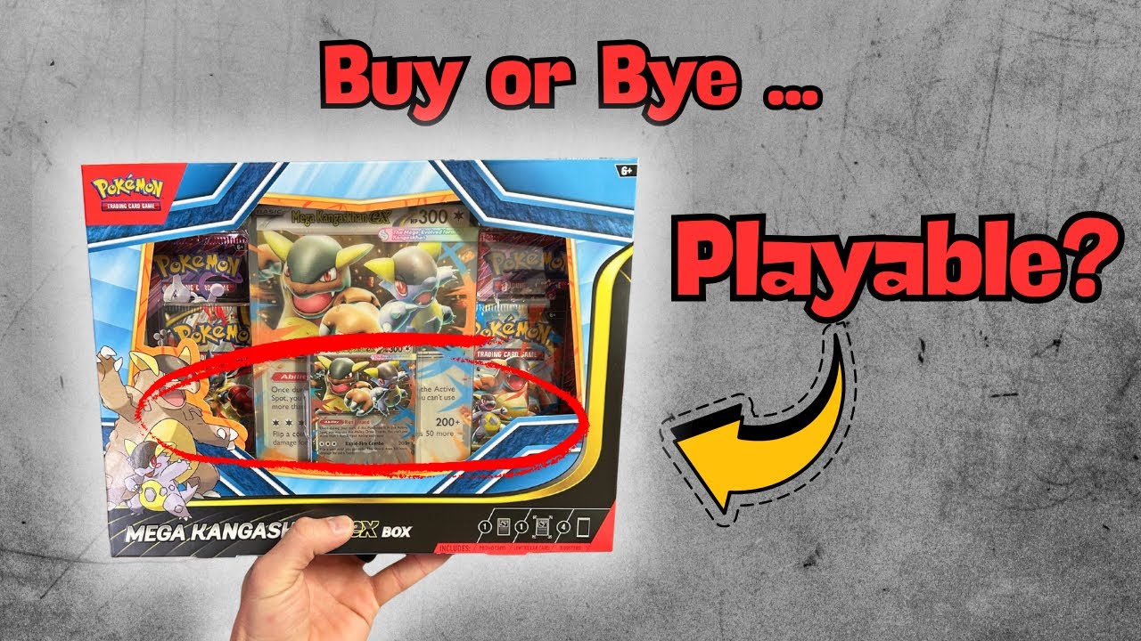Opening a MEGA Kangaskhan Ex Pokemon Collection Box