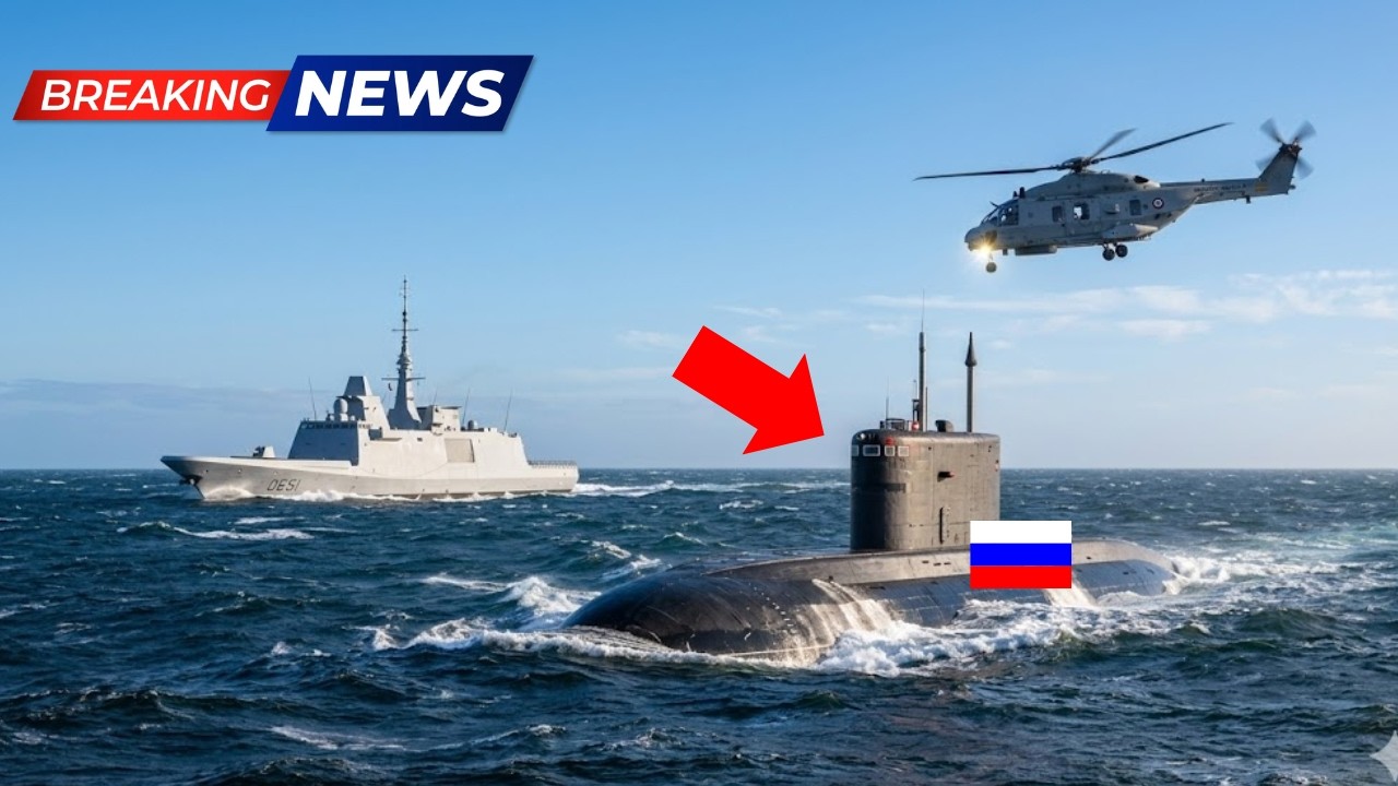 Russian Sub Emerges 2 Miles from French Warship — What Happened!