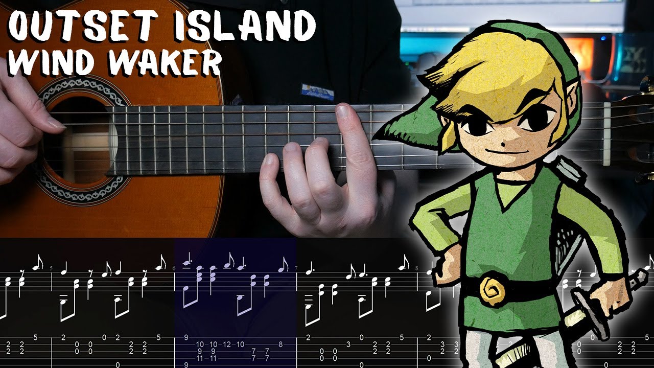 Outset Island - The Legend of Zelda: The Wind Waker - Fingerstyle Guitar Tutorial + TAB