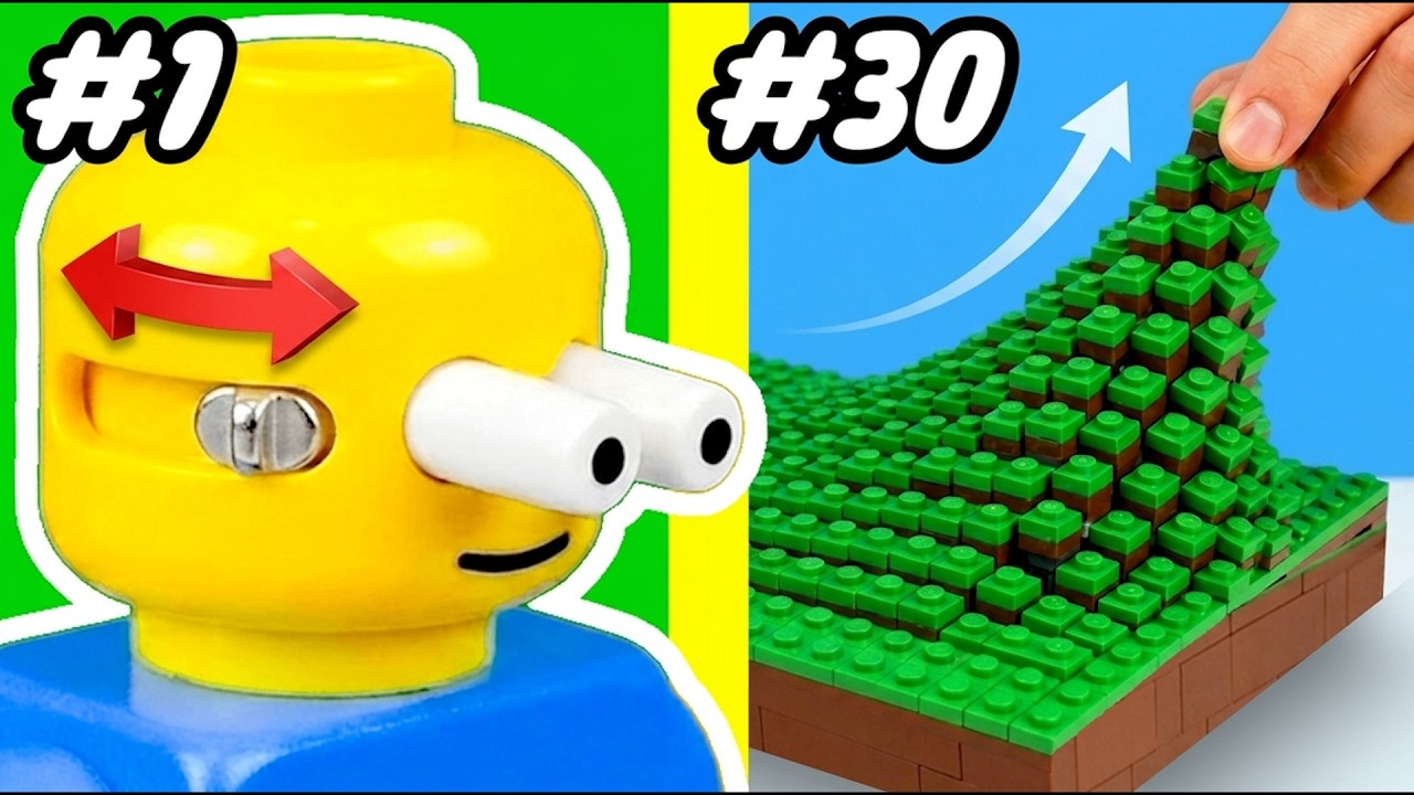 Ещё больше СЕКРЕТНЫХ МЕХАНИЗМОВ LEGO