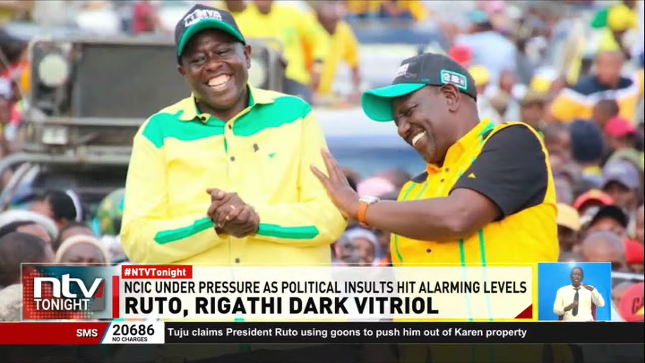 President Ruto and Rigathi Gachagua engage in bitter public feud