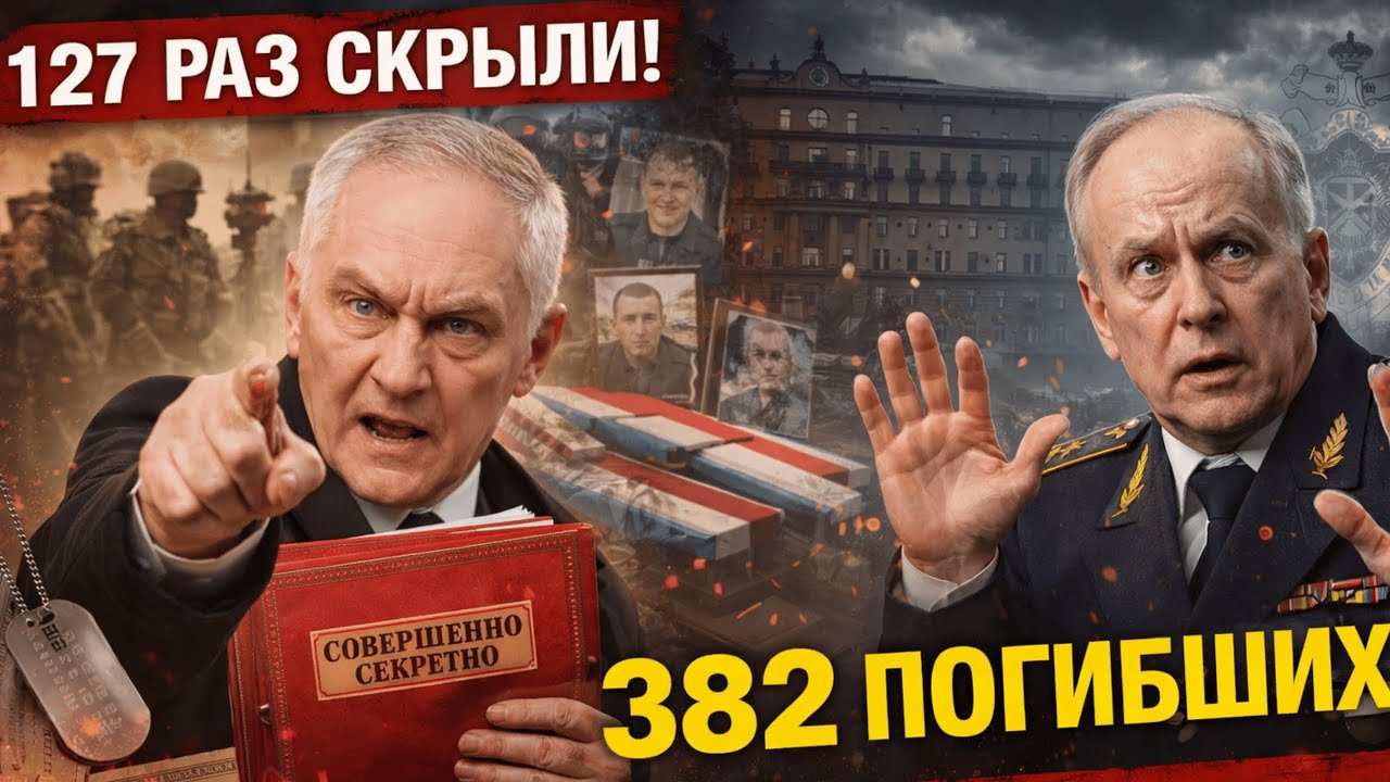 ФСБ СКРЫВАЛА ДАННЫЕ ОТ АРМИИ! 382 ПОГИБШИХ ИЗ-ЗА БОРТНИКОВА — БЕЛОУСОВ ТРЕБУЕТ ОТСТАВКИ!