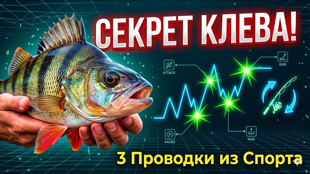 «Почему у вас не клюет? 2 ошибки и 3 секрета проводок на окуня»