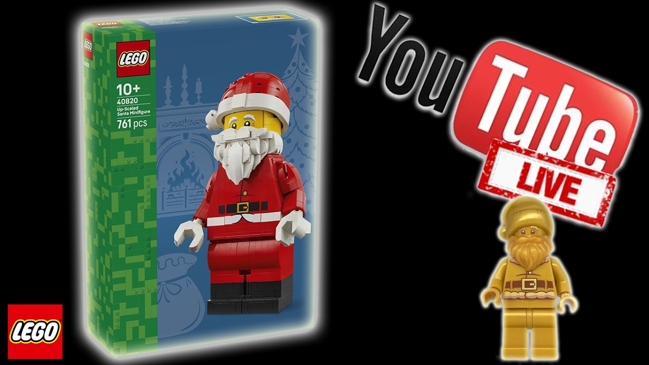 🔴 Letn&iacute; V&aacute;noce! ŽIVĚ Stav&iacute;me Lego #40820 Fousat&yacute; Jež&iacute;&scaron;ek