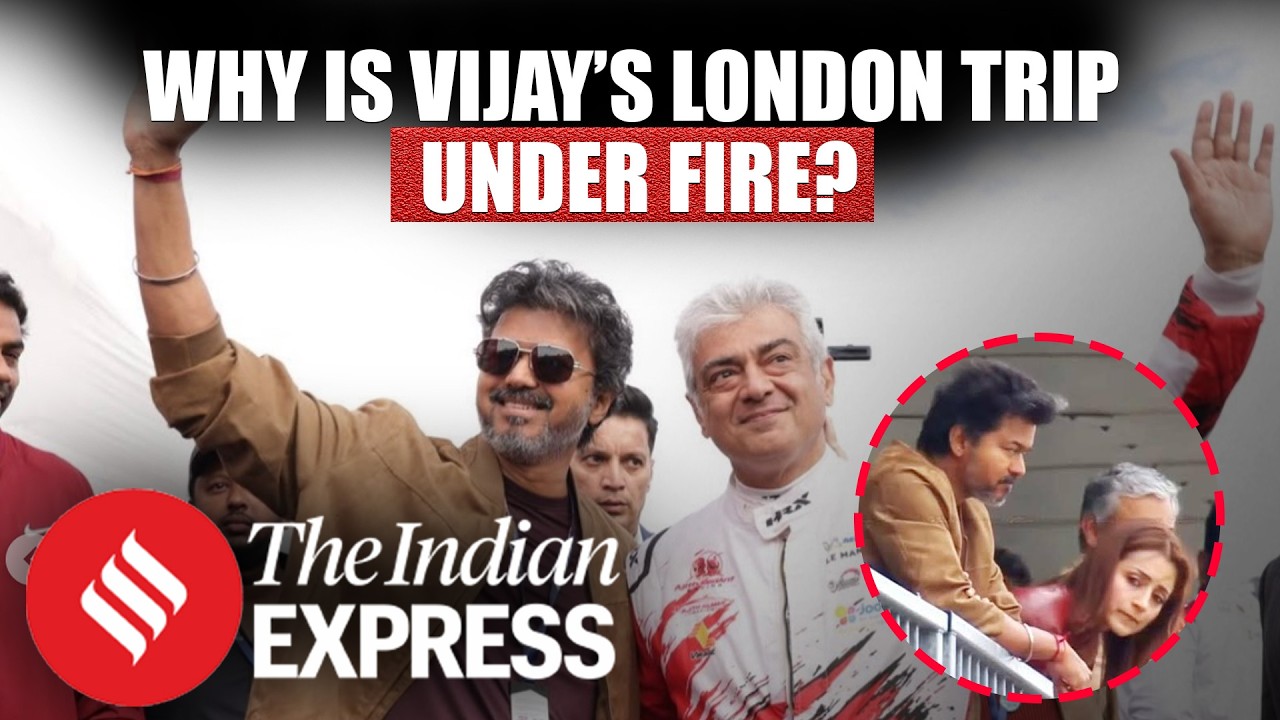 Tamil Nadu CM Vijay&rsquo;s UK Trip Sparks Political Row, Investment Mission Or Silverstone Visit?