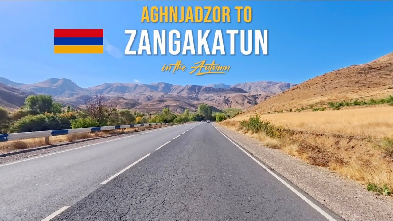 Scenic Drive in Armenia 🇦🇲 From Aghnjadzor to Zangakatun | Autumn Mountain Road Trip 2025
