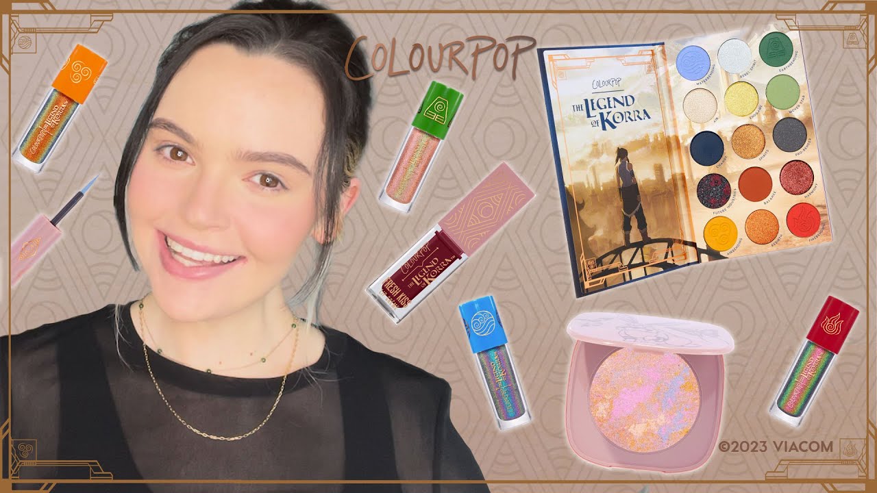 Four ways to use new #KorraxColourpop chrome liquid shadows!