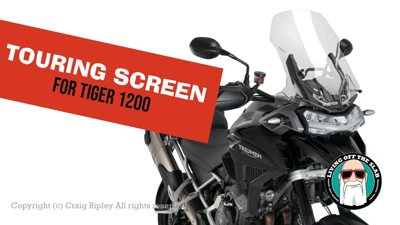 Puig Touring Windscreen for the Triumph Tiger 1200