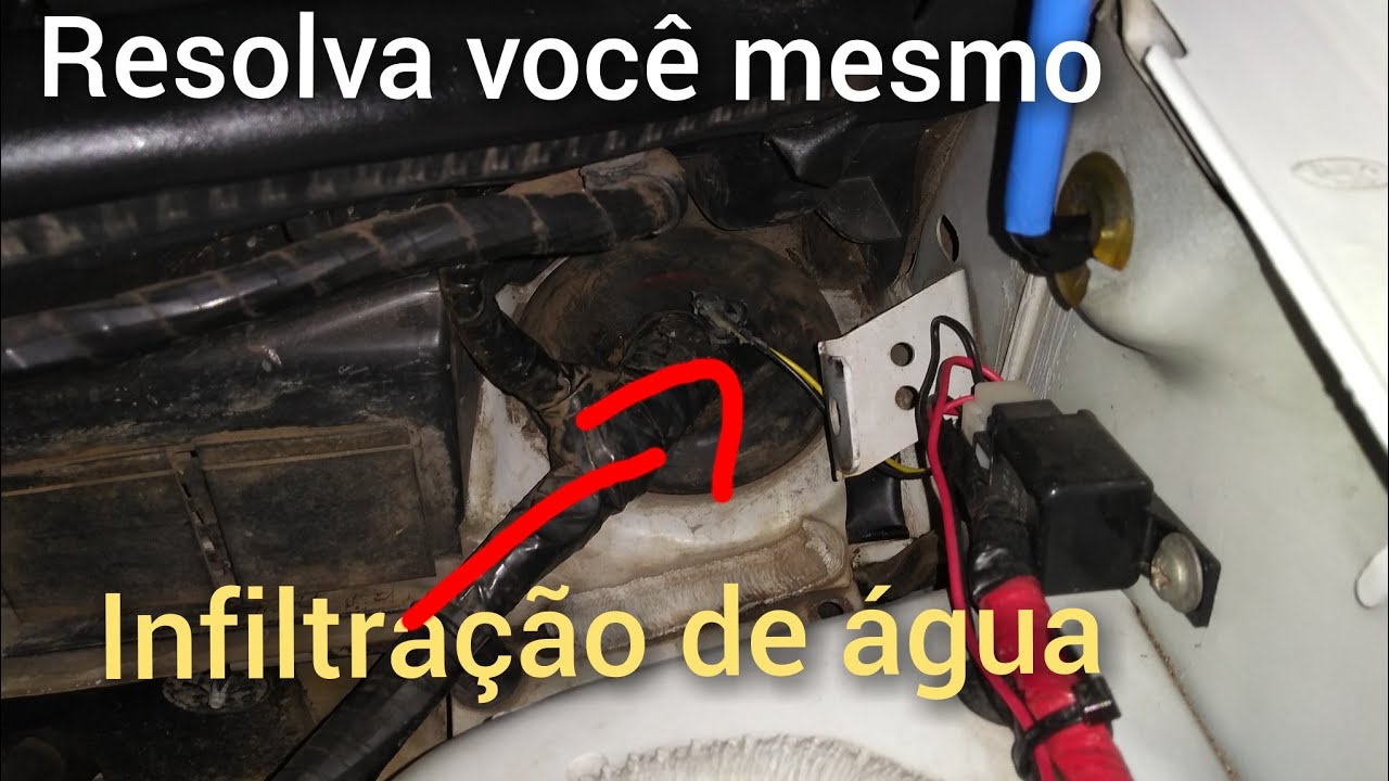 infiltração de água no carpete do assoalho do Ford Ka vejam como resolver.(