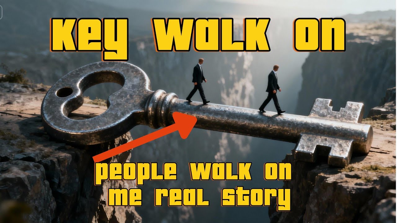 KEY THEY WALK ON and it stretched across a broken land like a bridge. real story. @story