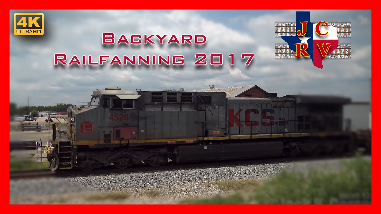 [4K 60fps] Backyard Railfanning 2017 Part 1