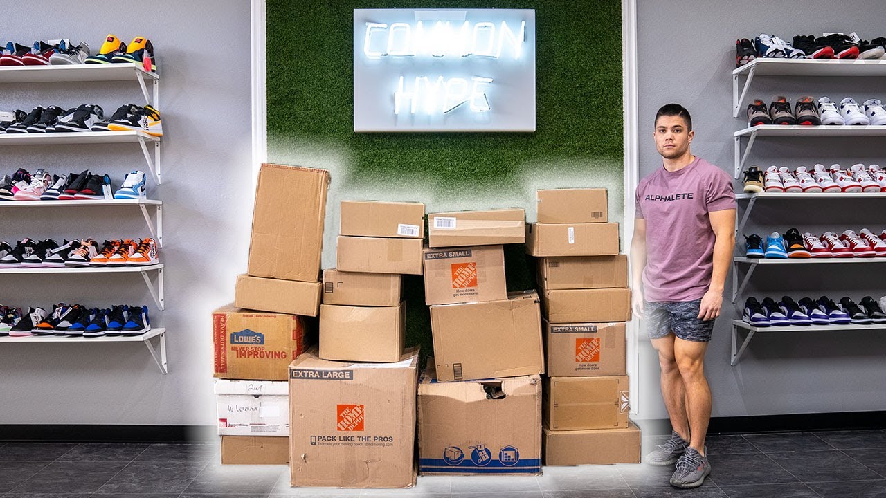 Day in the Life of a Sneaker Store Owner! ($10,000 Unboxing)