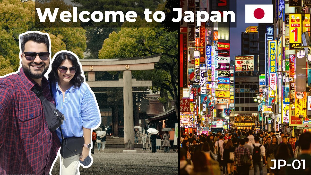JP01 - Tokyo Travel Vlog 🇯🇵 Day 1 - Japan Arrival, Meiji Shrine, Takeshita Street, Shibuya