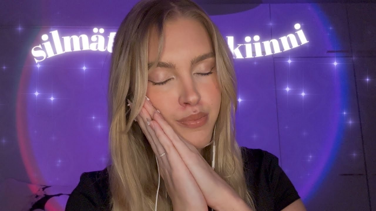 ASMR SUOMI seuraa mun ohjeita silm&auml;t kiinni 😴 | nukahda 40 minuutissa | eyes closed instructions