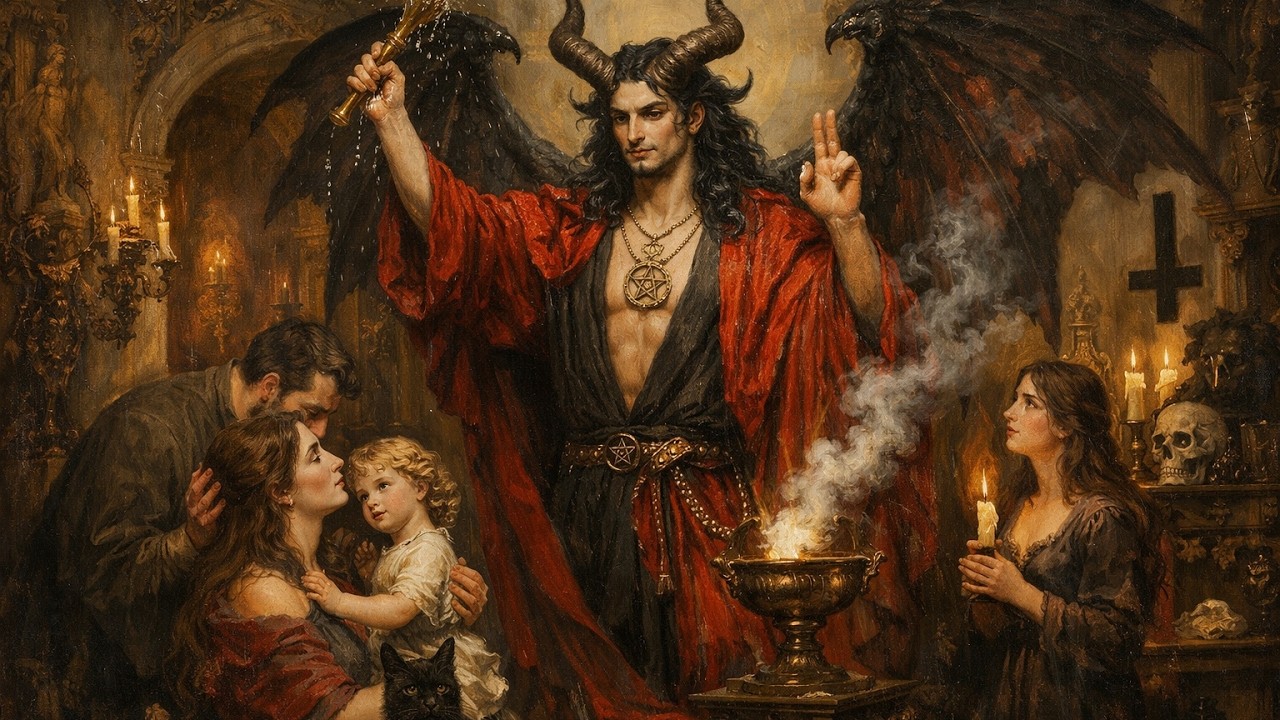Satan Invocation Enn Chant: Satanic Meditation — Agios O Satanas — Play in Your Home / On Your Altar