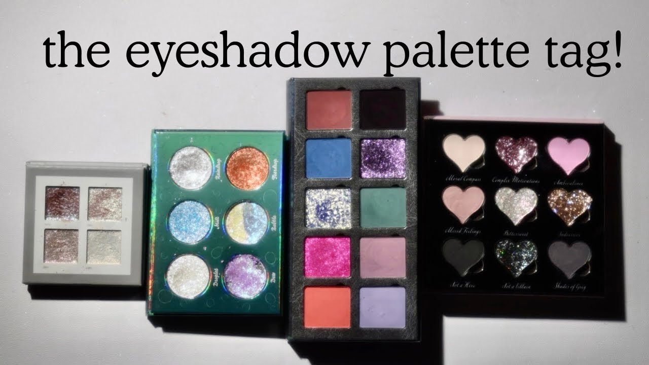 These palettes are memorable! The eyeshadow tag with @TheHersaWay 
