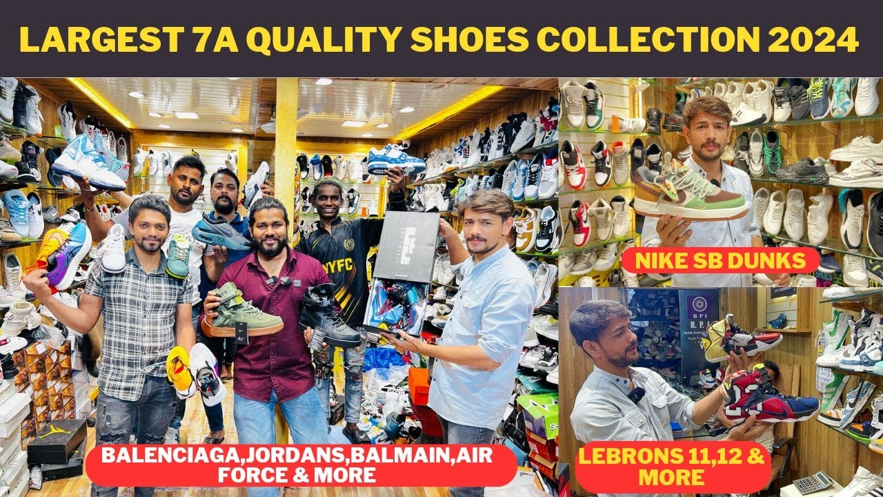 BIGGEST COLLECTION OF 7A QUALTIY (OG) SHOES IN PUNE 2024 || BALENCIAGA, LEBRONS,BALMAIN,JORDANS,NIKE