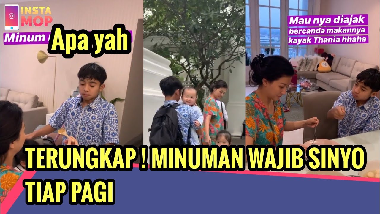 TERUNGKAP ! MINUMAN WAJIB SINYO TIAP PAGI | InstaMOP