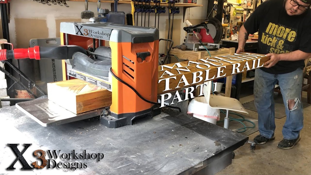 X3WD - Making an Outside Table Rail part 1