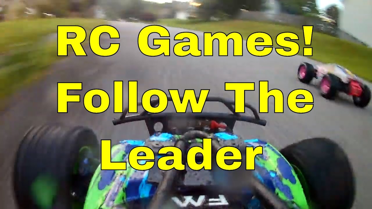 Traxxas Rustler VXL vs 4x4 - Follow The Leader & Tag You're It - RC Cars Saturday w/Scott