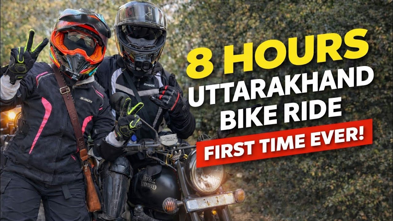 8 Hours on My Bike for the First Time Ever | Royal Enfield Uttarakhand Ride  | Anirudh Makwana|Story