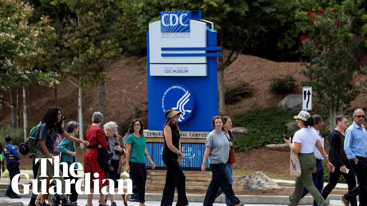 CDC staff protest at Atlanta HQ after Trump firings – watch live