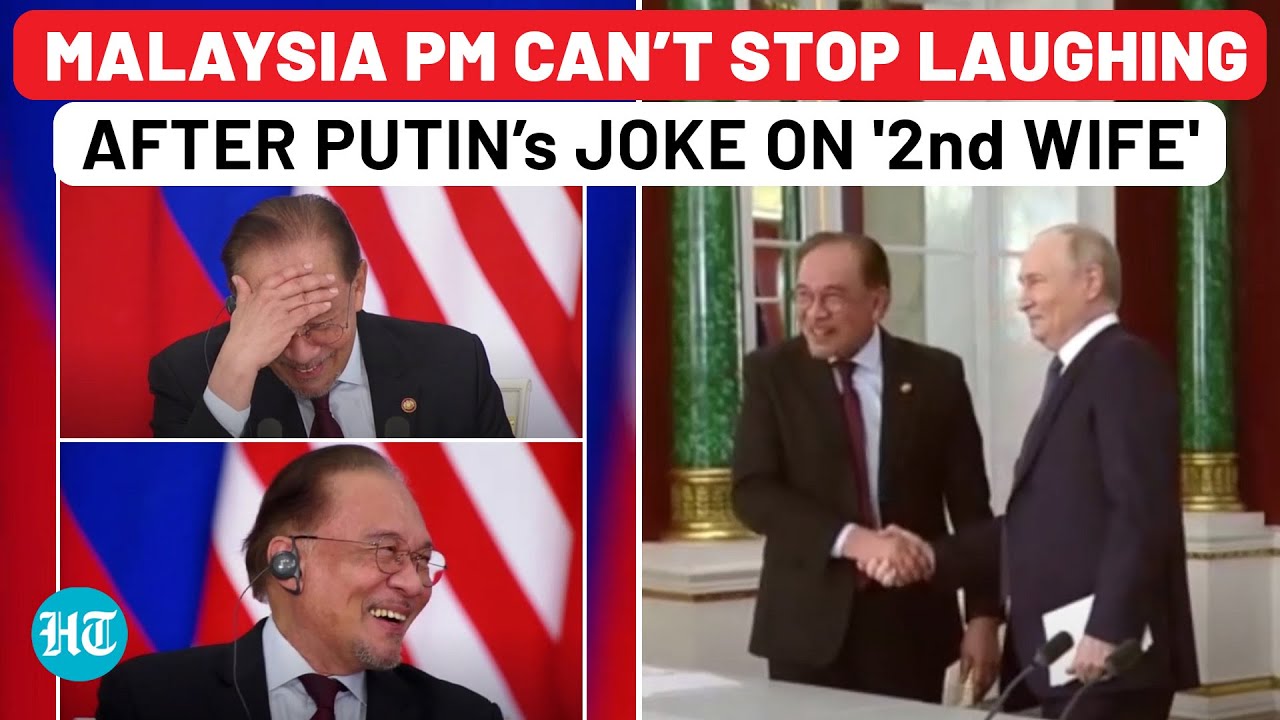 Watch: Putin Reveals Malaysia PM Ibrahim’s Cheeky Quip On 3 Thrones, 2 Wives; Both Erupt In Laughter