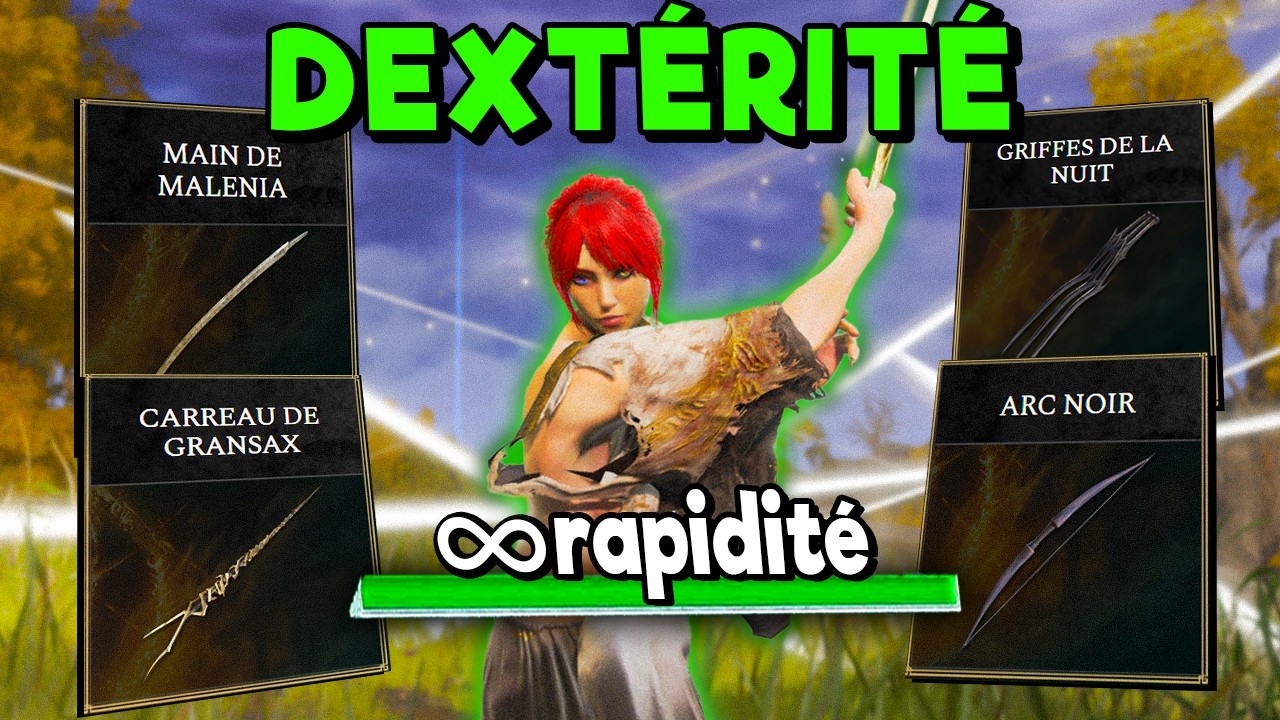 Elden Ring MAIS J'augmente La DEXT&Eacute;RIT&Eacute; UNIQUEMENT!