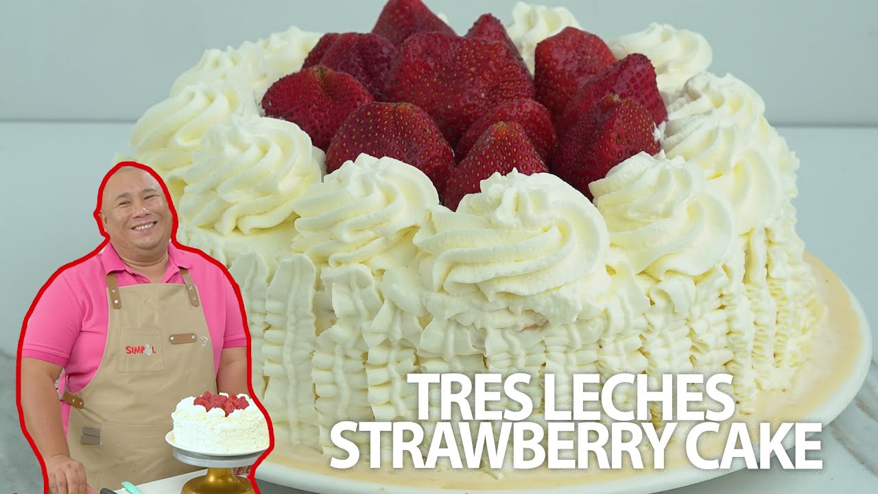 Tres Leches Strawberry Cake, SIMPOL!