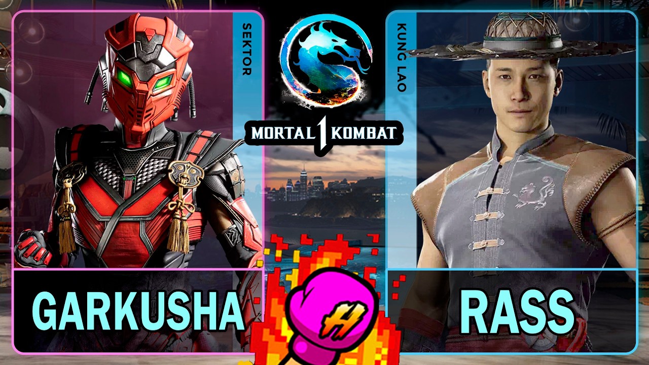 MK1 Garkusha (SEKTOR) VS Rass (KUNG LAO)🥊Mortal Kombat 1🥊4K 60ᶠᵖˢ