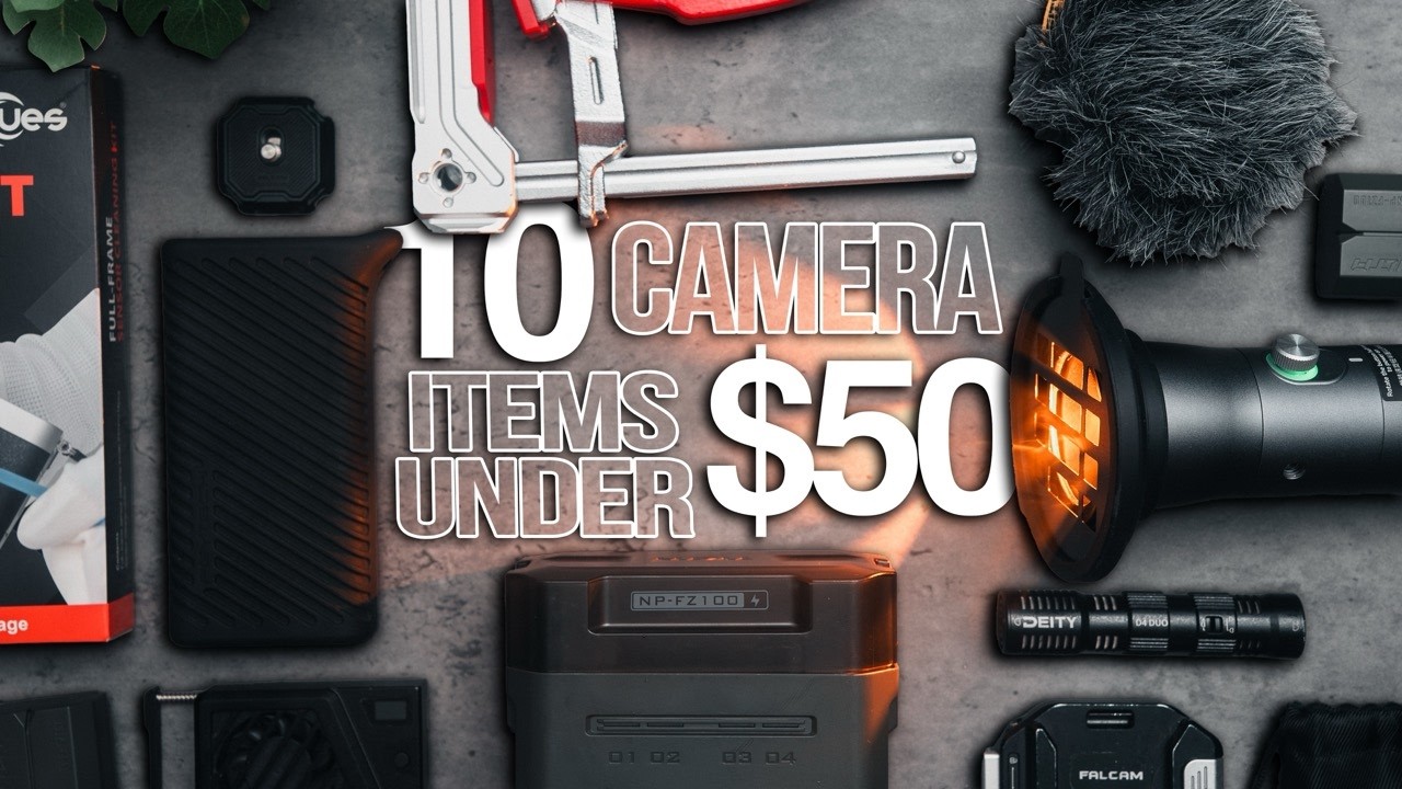 10 INSANELY USEFUL CAMERA ITEMS FOR UNDER $50