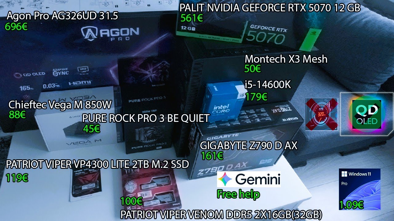 Build Probably Most Versatile as Possible Desktop PC Setup for Today and for Tomorrow, for 2000€!