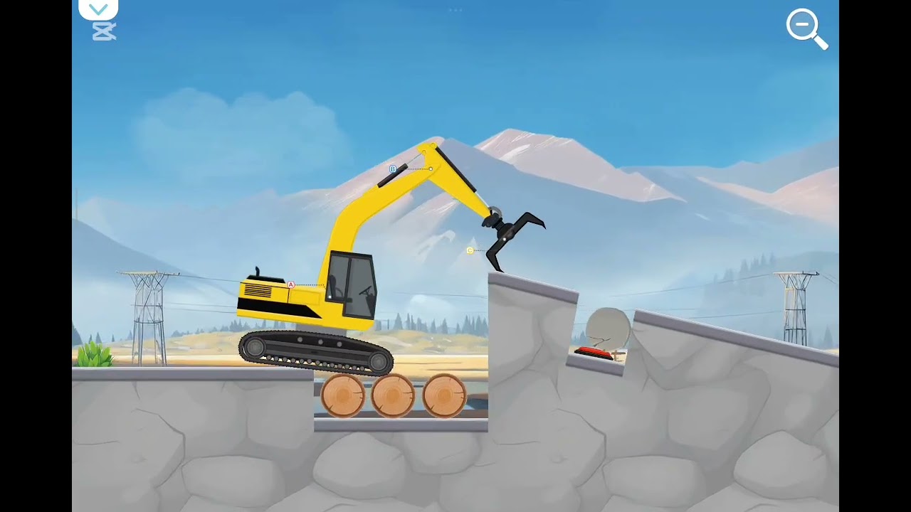 Excavator capit | Hampir gagal menyelesaikan misi! Beko capit mencengkram kayu gelondongan besar!!