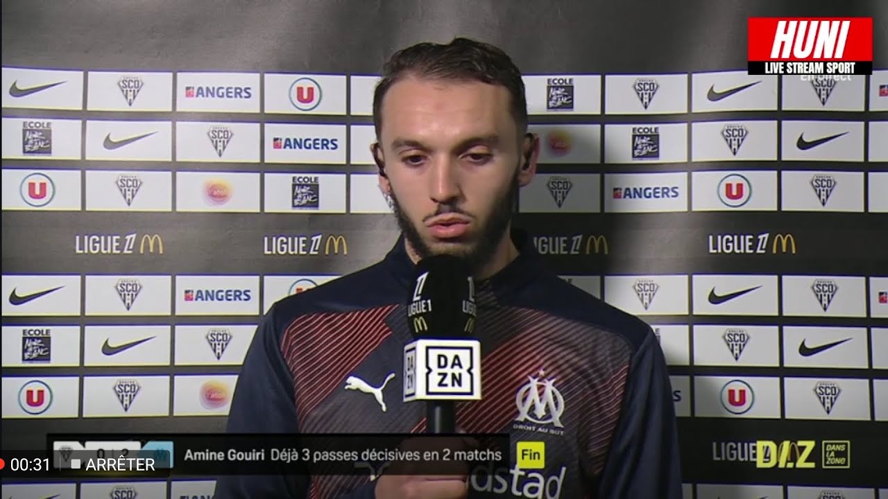 OM :🇩🇿🎙️ LA RÉACTION DE GOUIRI LA VICTOIRE A ANGERS  BENNACER MERCATO OM VENTE